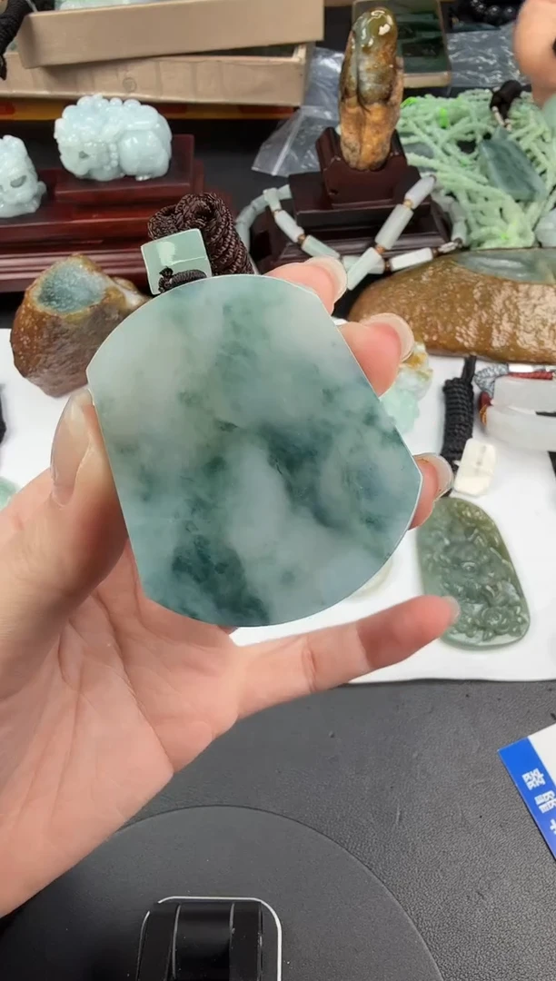 吊坠(不含链)未镶嵌翡翠翡翠饰品-139