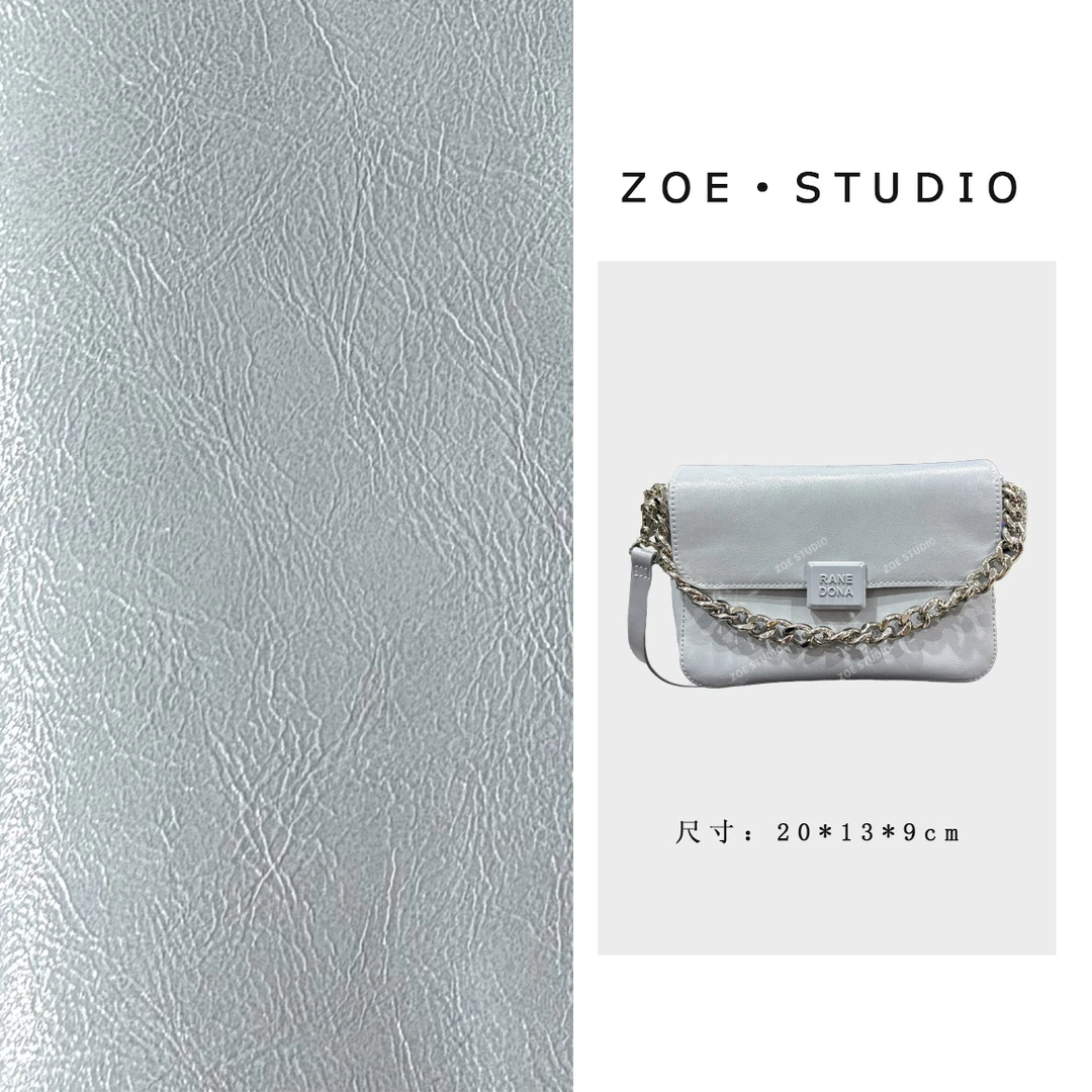 【佐伊甄选】SK-92586-冰岛蓝轻奢女士经典小众斜挎斜跨包包