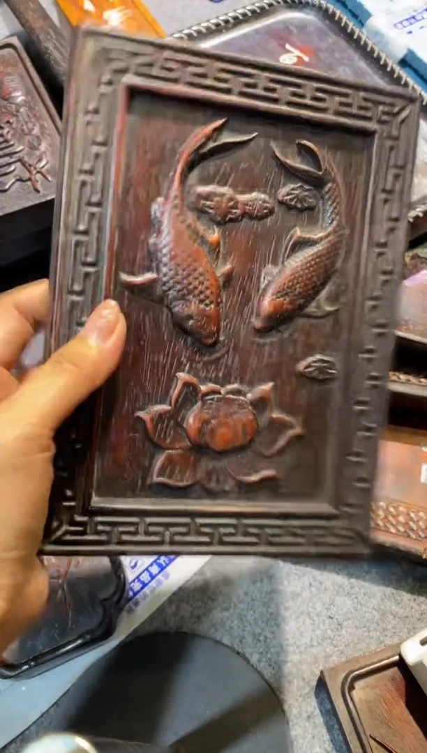 檀香紫檀（小叶紫檀）紫檀拆件雕刻板以直播间实物为准