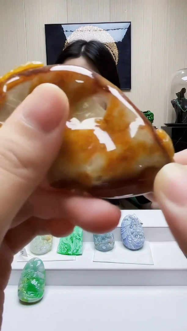 未镶嵌定制翡翠玉**盆1