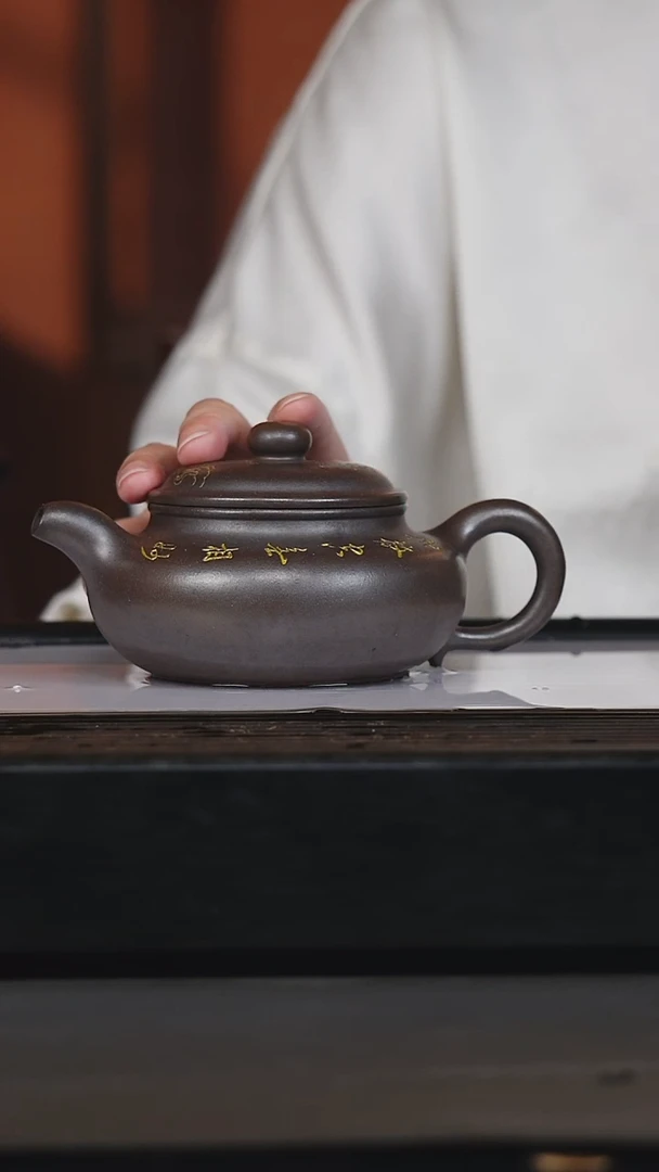 茶壶紫砂陈晔天青柴烧仿古