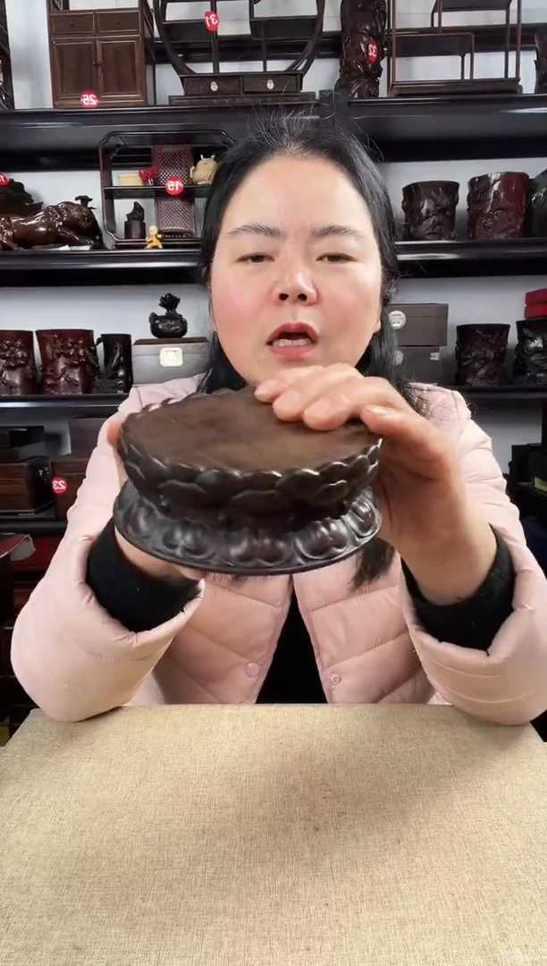 木双层莲花小号老李红木工艺品