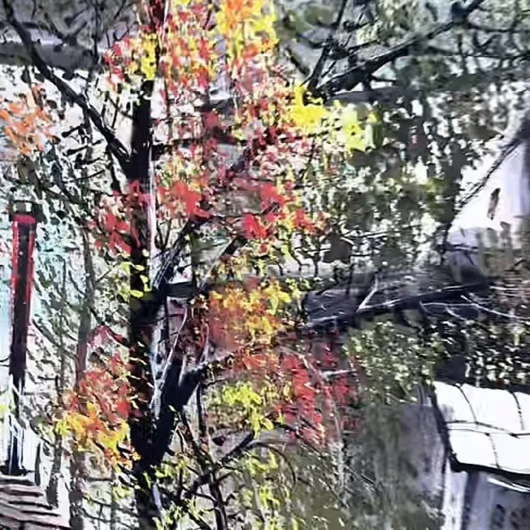 郑乐华手绘绘画作品ZLH-65