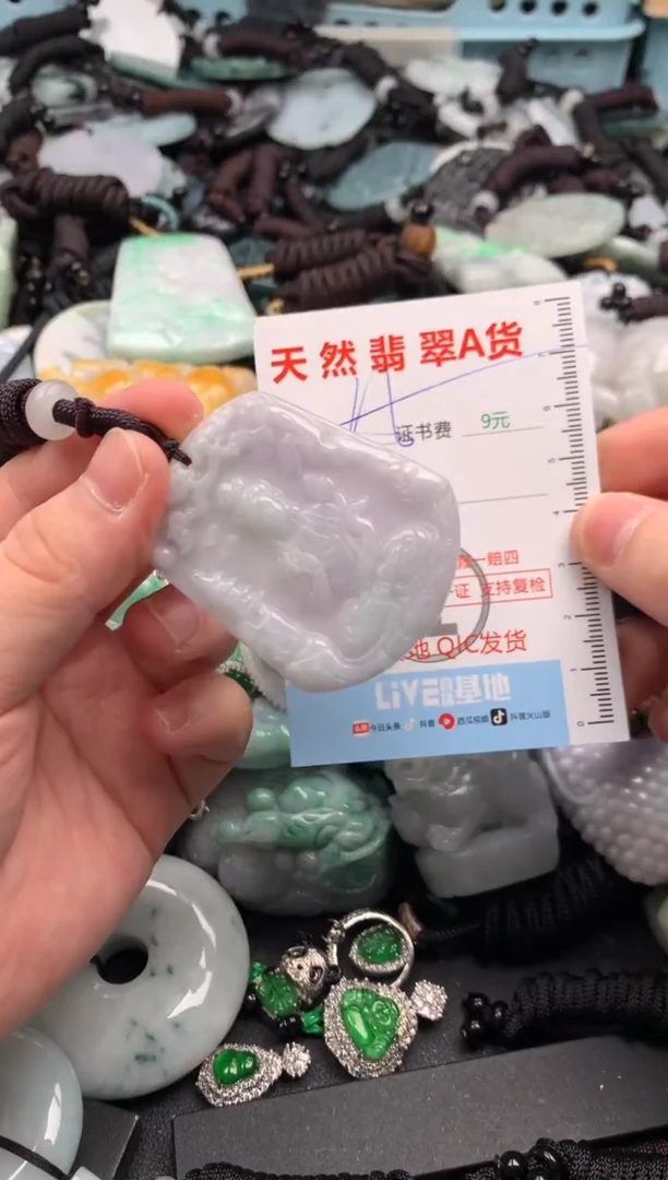 翡翠未镶嵌吊坠(不含链)1