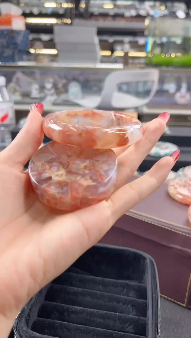 未镶嵌手镯石英质玉57--59圈口（赠品镯心）S9804