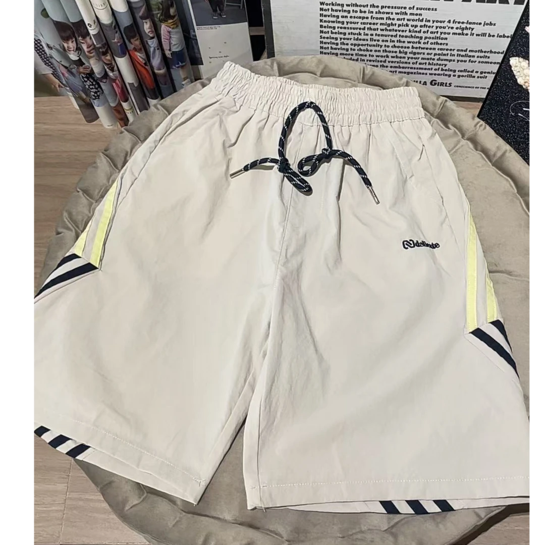 506058 卡其  韩版男童女童时尚洋气百搭休闲纯色休闲短裤