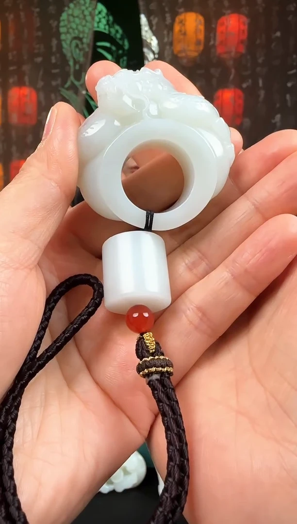 未镶嵌和田玉把件扳指
