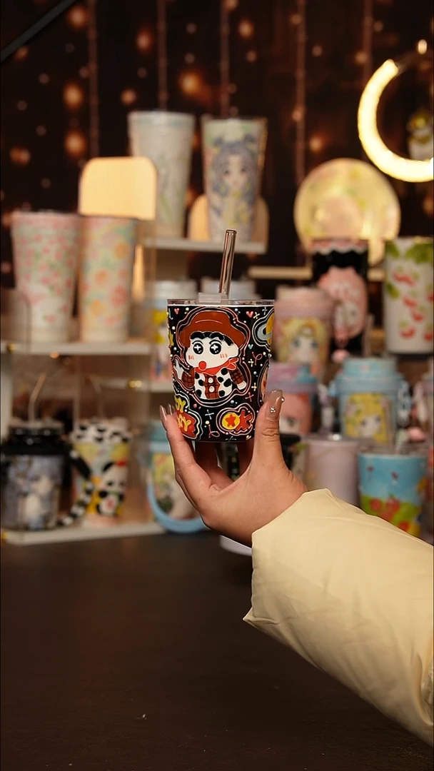 (玉泥）景德镇手工手绘文创陶瓷杯