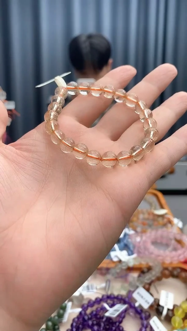水晶手链未镶嵌金发