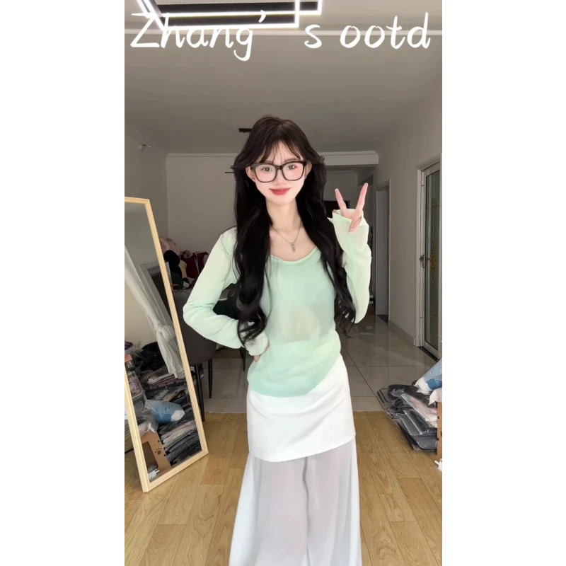 INS CEC休闲时尚套装连衣裙子女早初春夏季款开春气质多巴胺穿搭