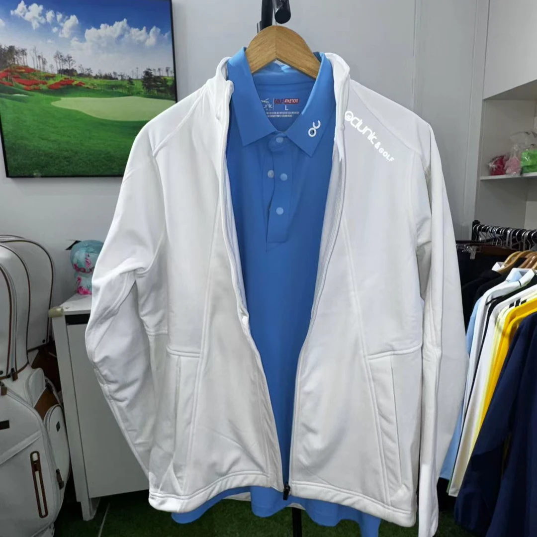 高尔夫球外套男款冲锋衣保暖透气防风防水秋冬季休闲百搭运动