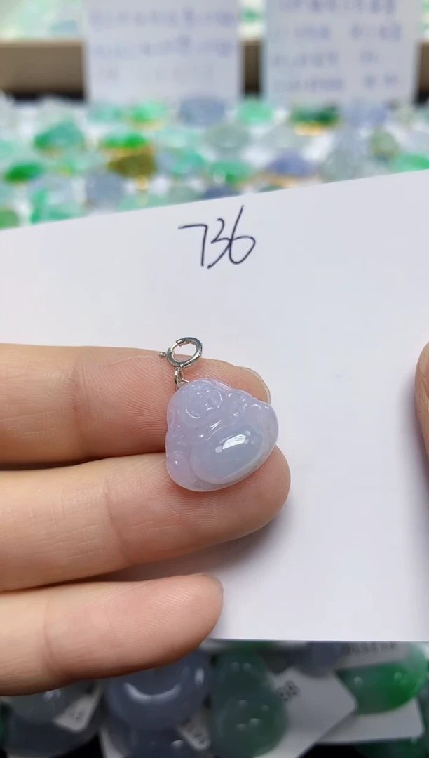 翡翠未镶嵌颈饰天然缅甸翡翠A货