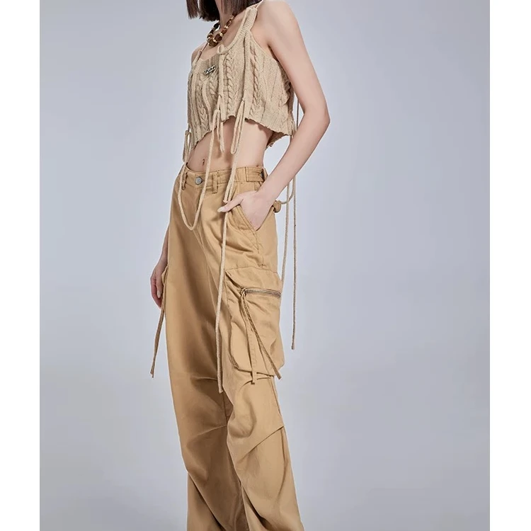 APL-咖色工装裤1F0390