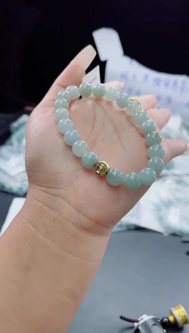 未镶嵌戒指翡翠珠串