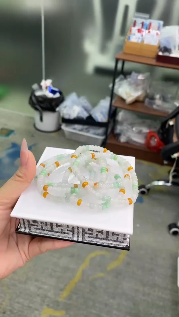 未镶嵌手串翡翠多宝 多样性发货发一件