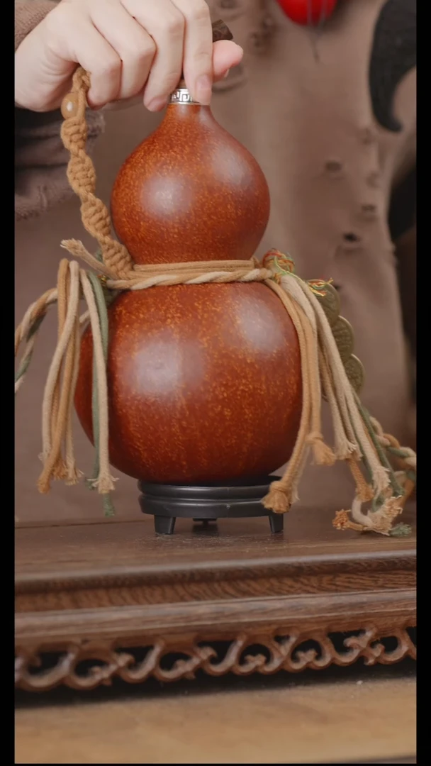 137号精品天然大漆酒葫芦一物一拍~