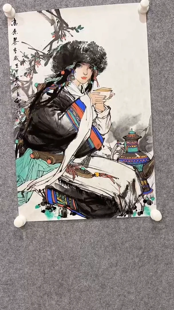 国画刘向平-2.7平尺-国画作品