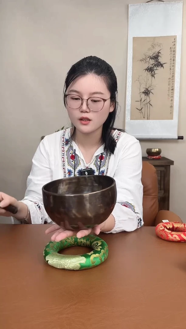 16-D 满月颂钵+配件
