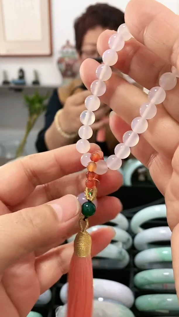 【闪购商品】玛瑙/玉髓车挂未镶嵌白玛瑙车挂