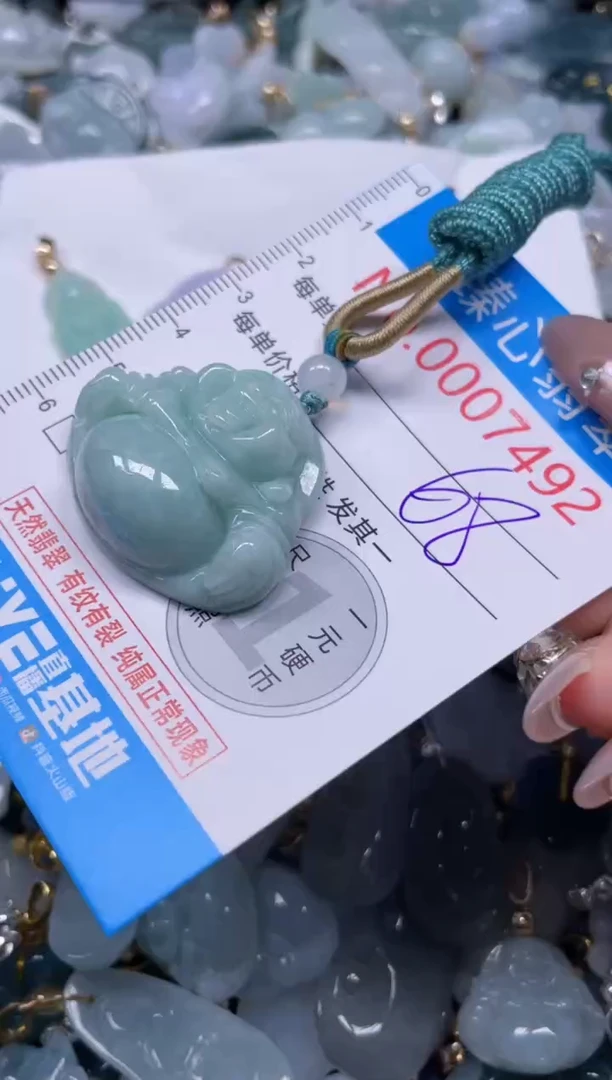 颈饰未镶嵌翡翠7492