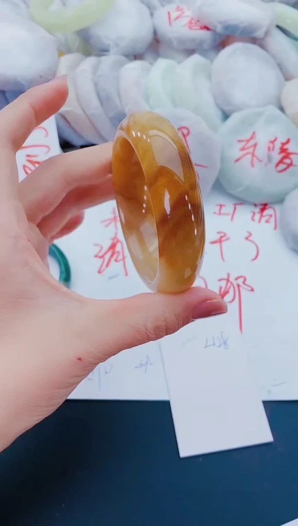 未镶嵌手镯石英质玉L128-56-57