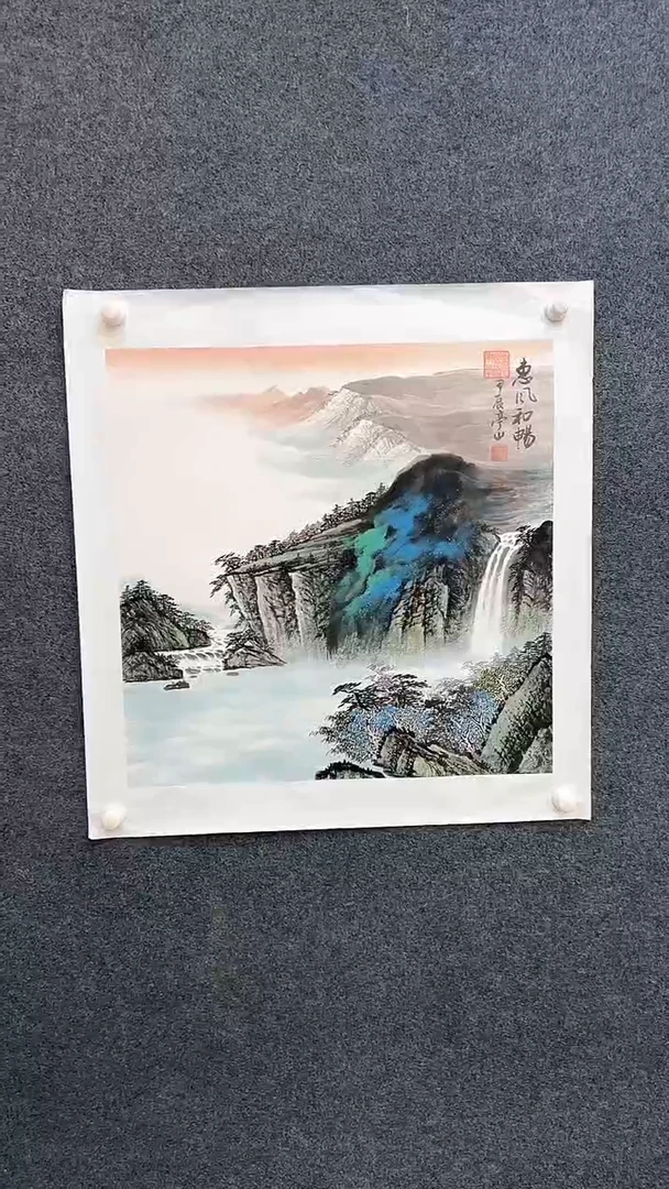 国画8.6-严选-张亭山-68斗方-014