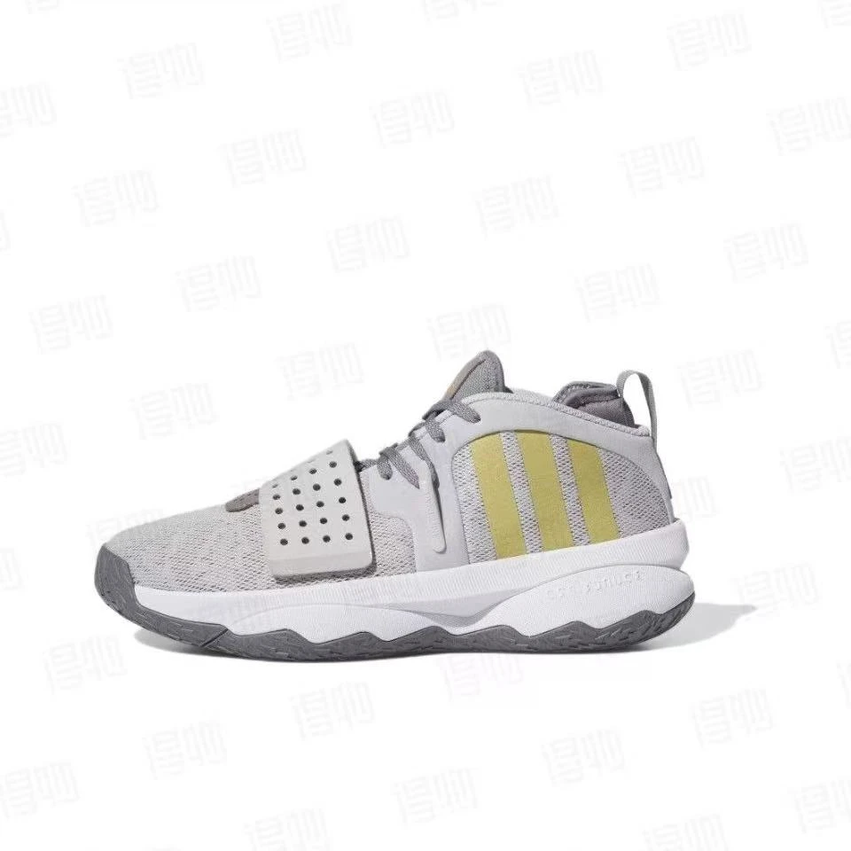 【微瑕慎拍】Adidas 圆头系带耐磨篮球鞋IG8086-42.5(鞋面色差)