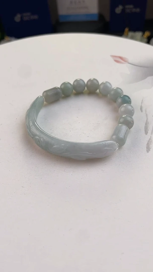 颈饰未镶嵌翡翠手工定制默认微瑕主播介绍为准