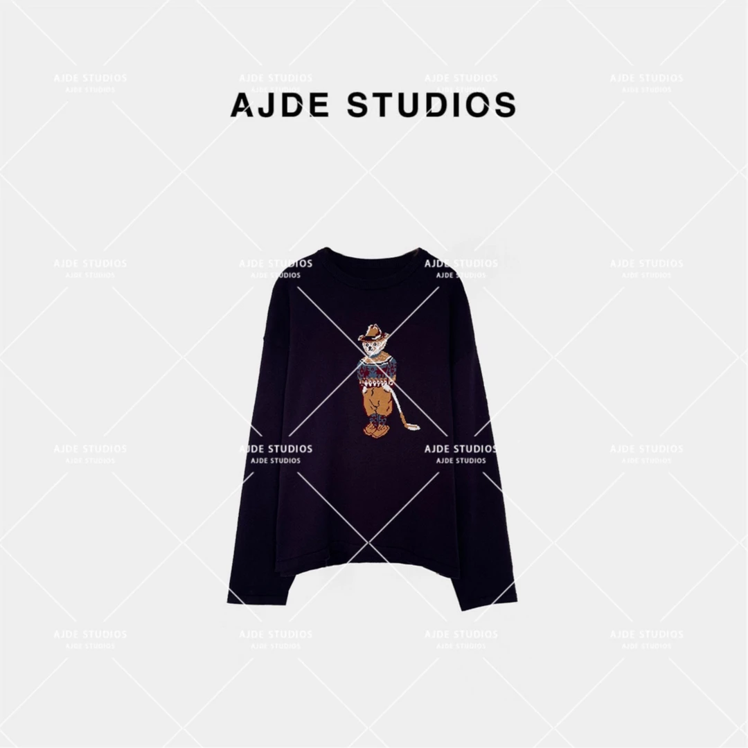 AJDE｜高尔夫小熊针织衫 01