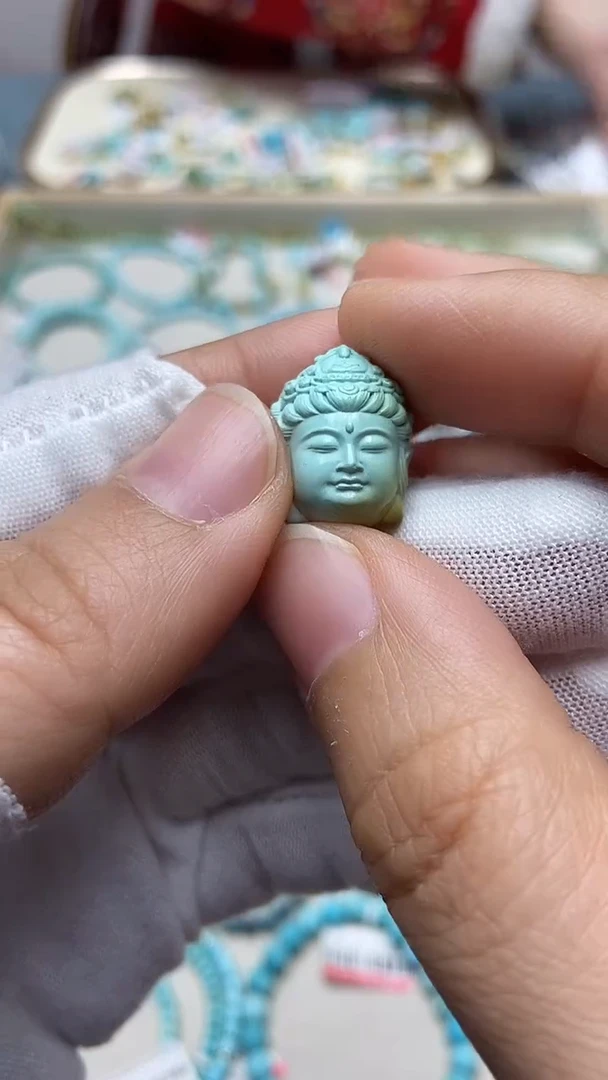 未镶嵌绿松石挂件12