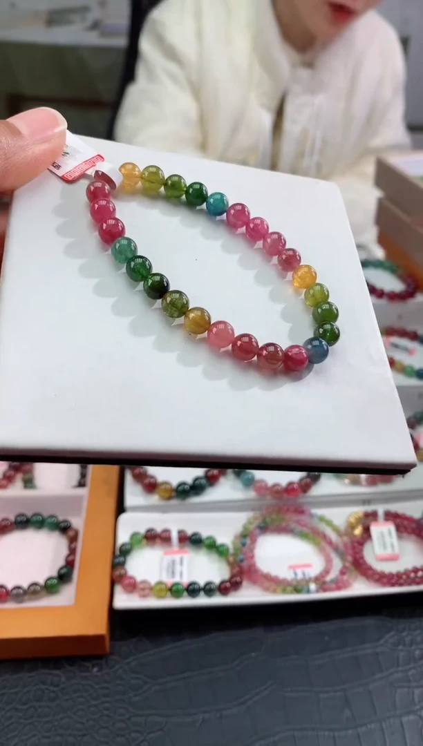 【闪购商品】碧玺手串未镶嵌多样性发一条