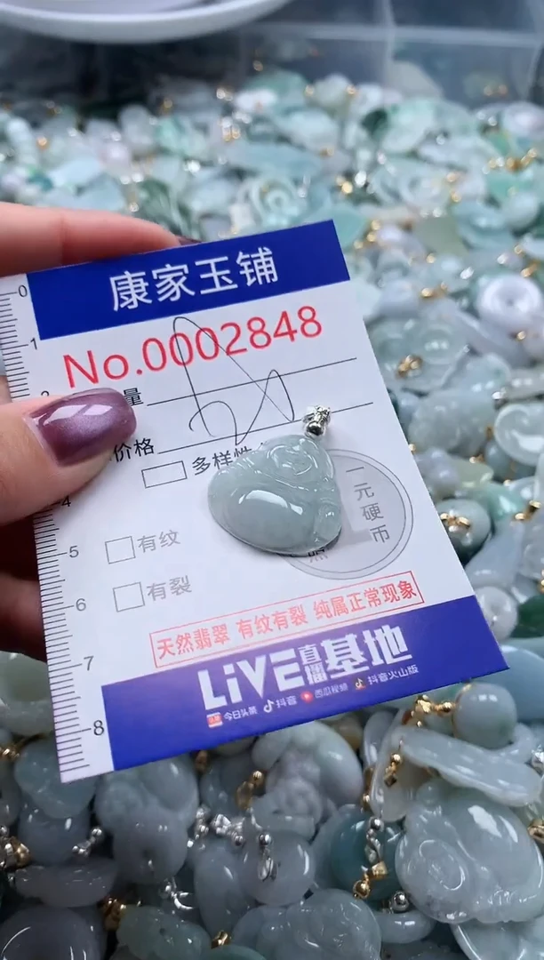 翡翠未镶嵌吊坠(不含链)2848