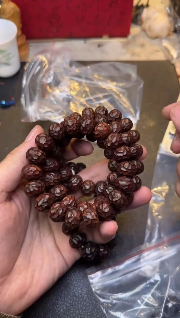 【闪购商品】小叶紫檀手串/手链今生缘无相15mm