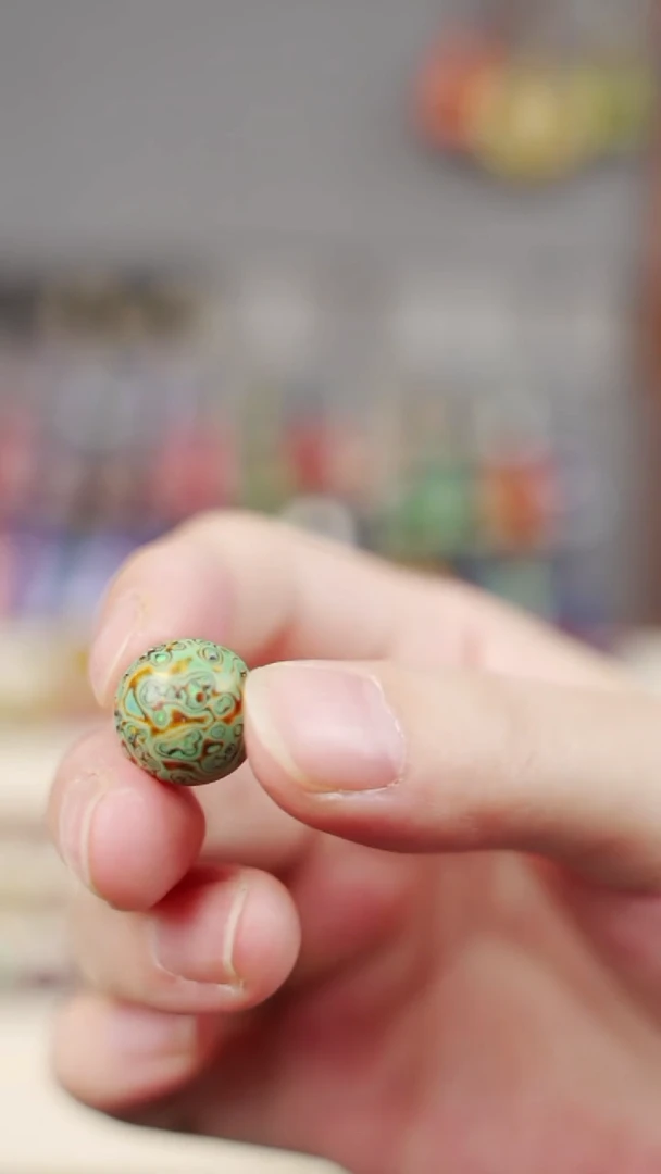 大漆圆珠1.3薄荷绿