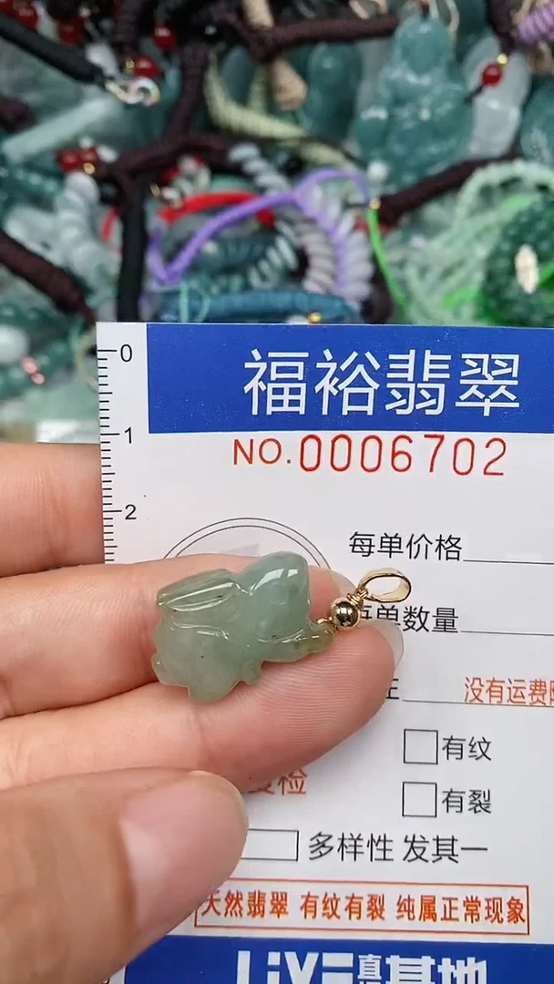 翡翠未镶嵌颈饰...0006702