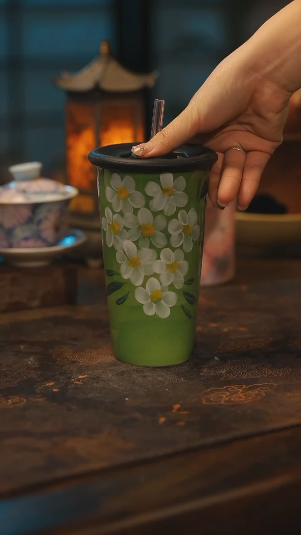 陶瓷景德镇高温釉下彩手工手绘款式