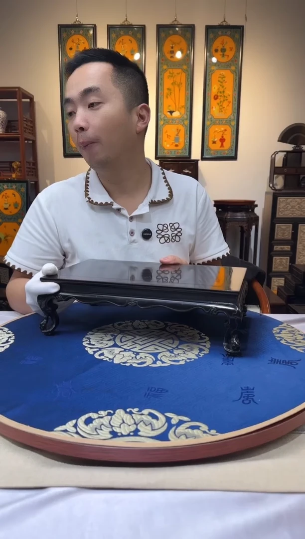 黑酸枝木类成套家具如意几