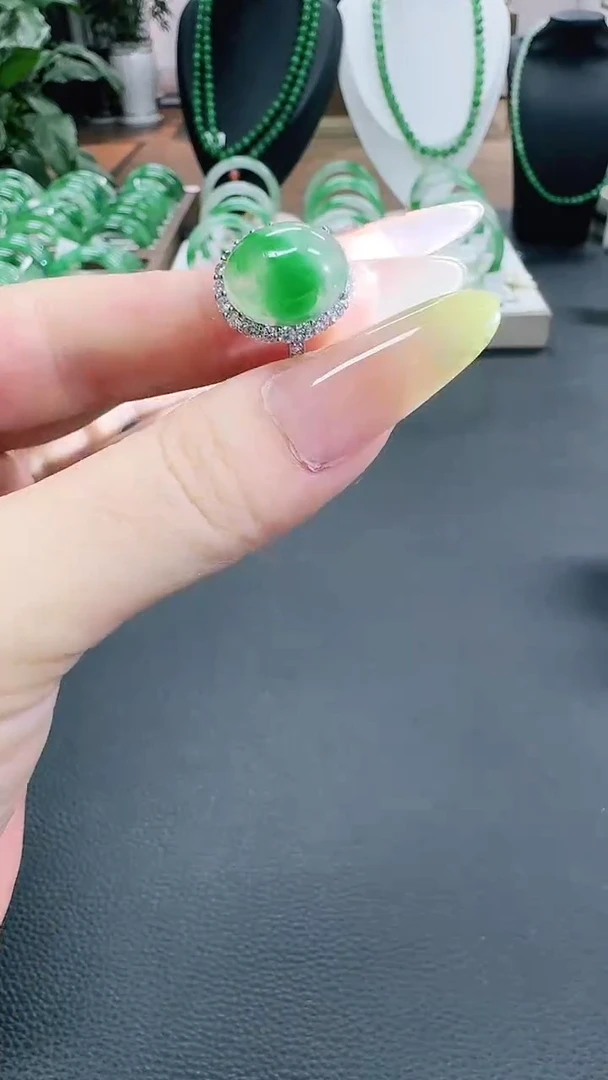 未镶嵌1石英质玉（非洲翠）/8261