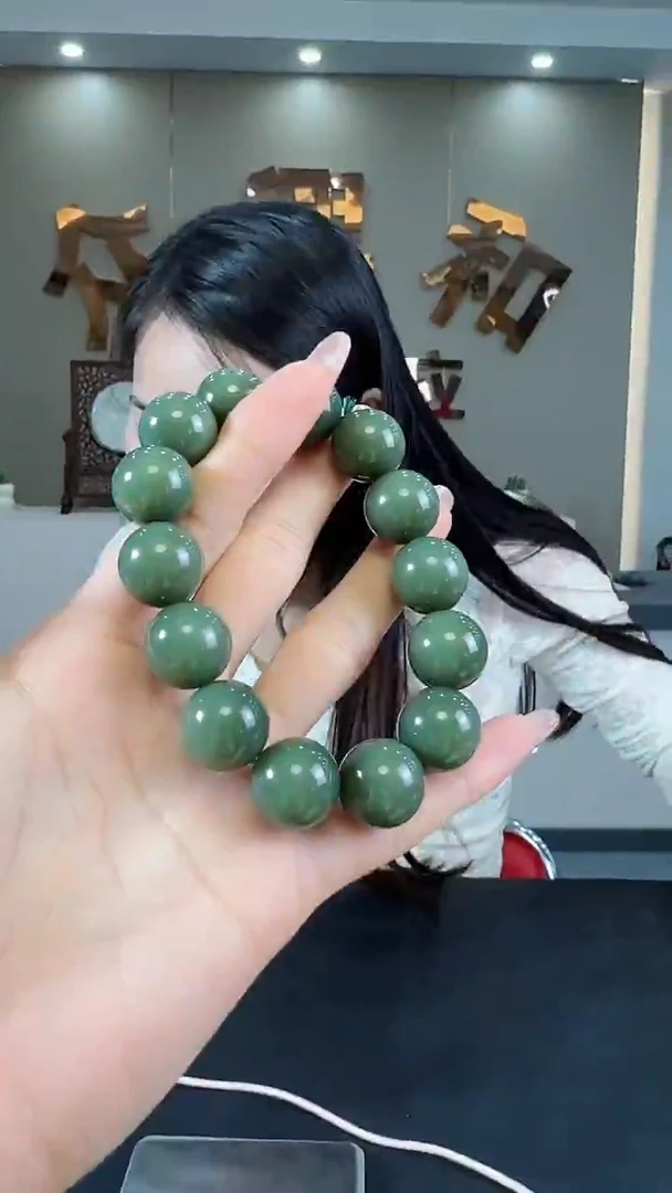 【闪购商品】和田玉手串未镶嵌手串约卡16