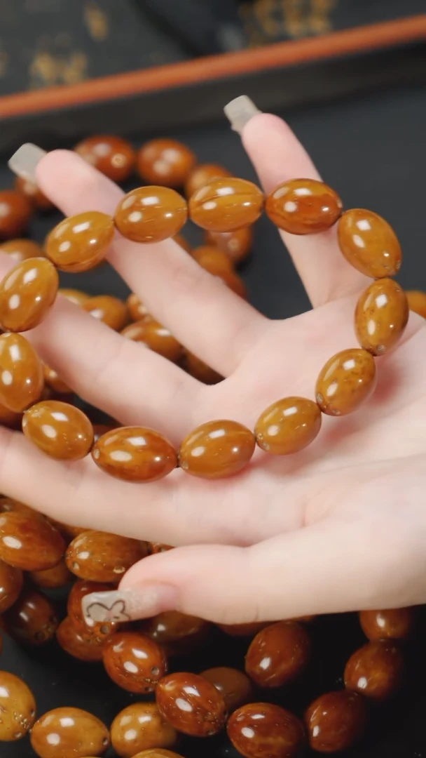 紫金鼠手串紫金鼠枣珠尺寸随机安排