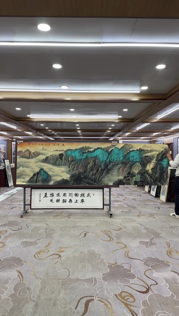 【闪购商品】绘画1张伦玉-小丈二-山水国画