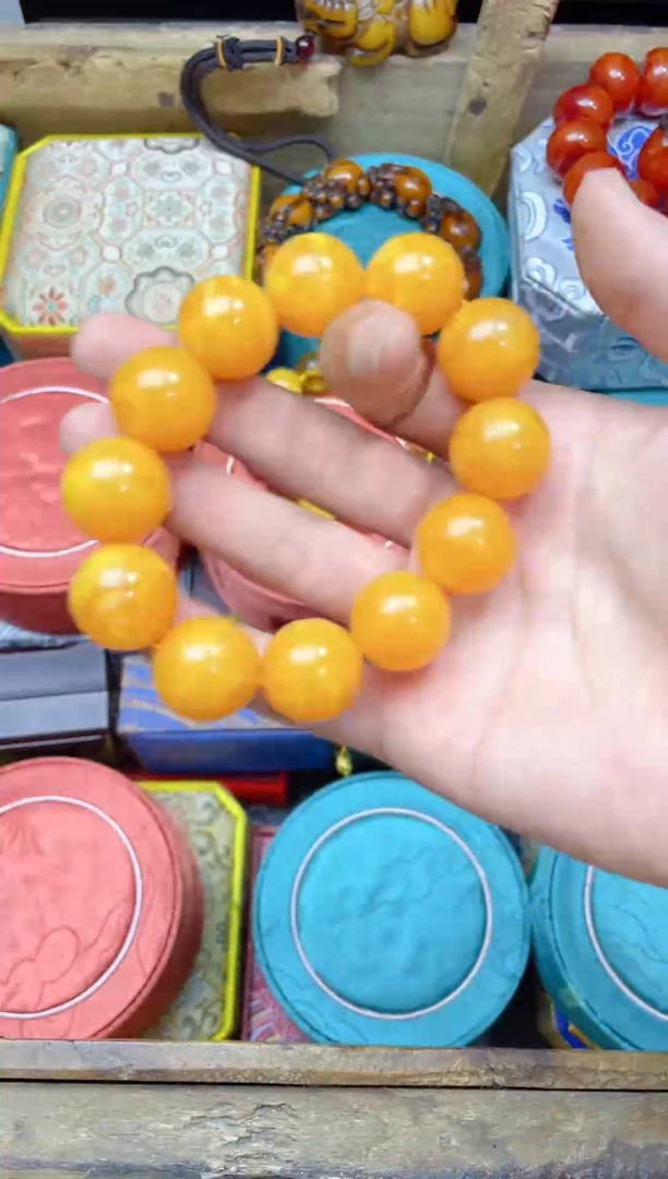 未镶嵌蜜蜡手链点击链接下单即可