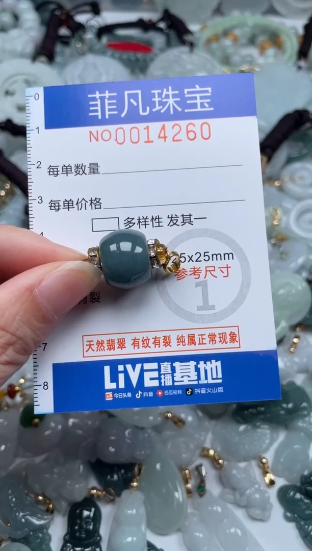 颈饰未镶嵌翡翠14260