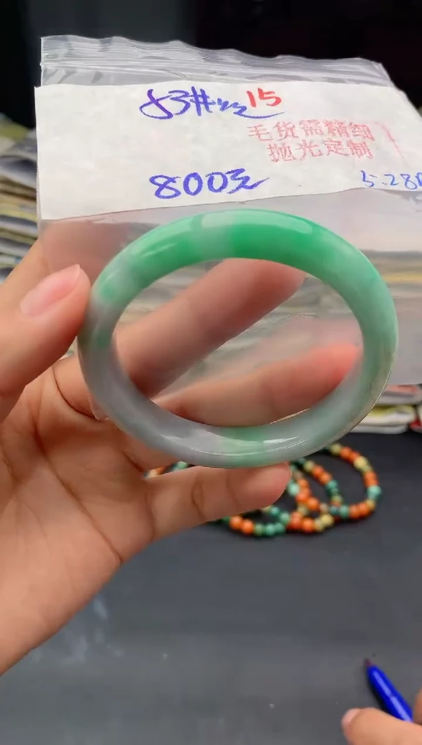 定制翡翠未镶嵌15毛货需精细抛光多样性1件800元