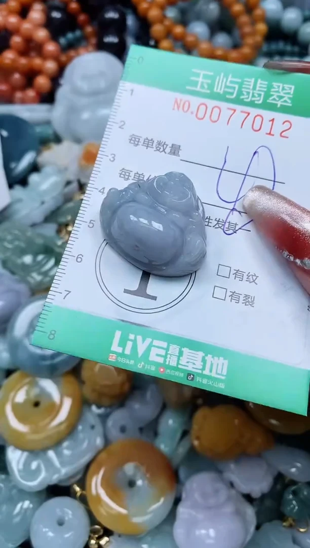 【闪购商品】翡翠颈饰未镶嵌闪购0077012多样性发其一