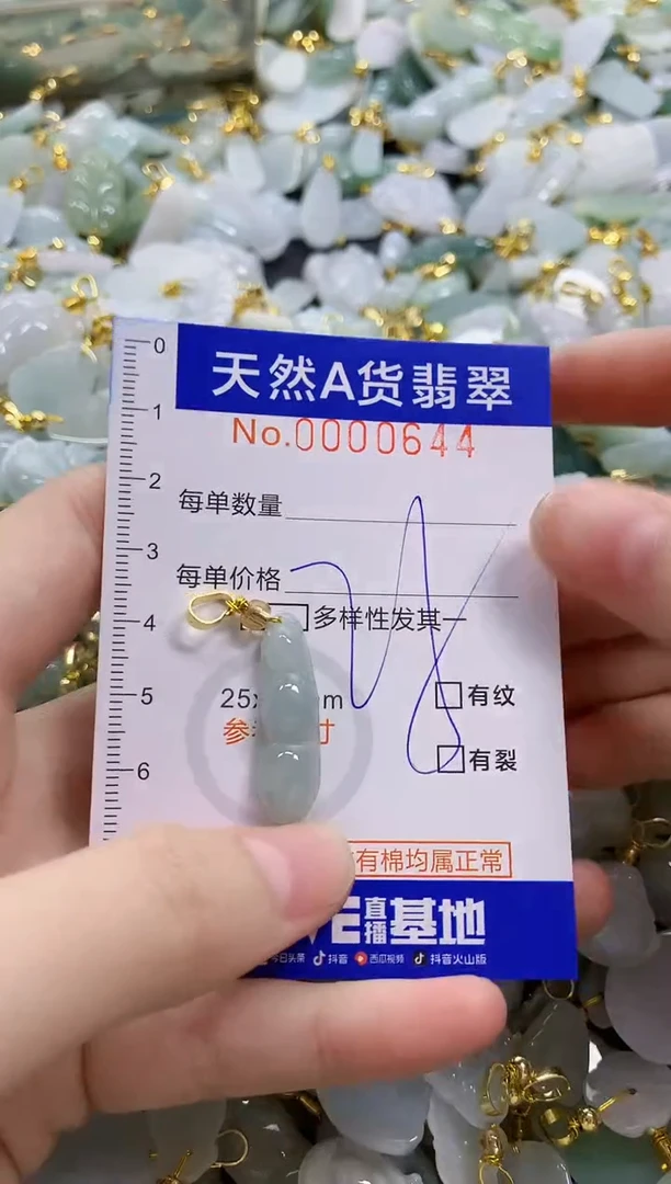 颈饰未镶嵌翡翠天然A货翡翠