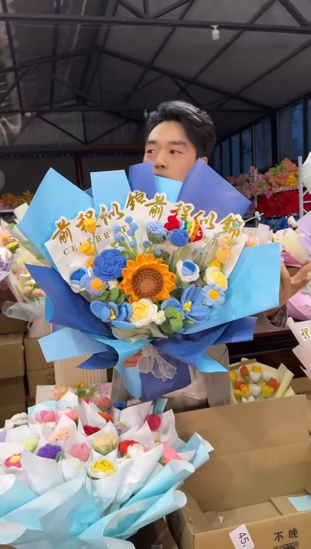 非遗手工花束，孤品定制！