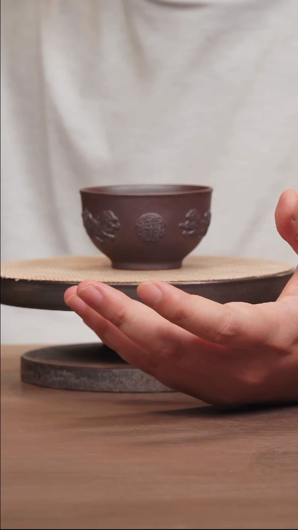 茶壶紫砂窑变狮球杯