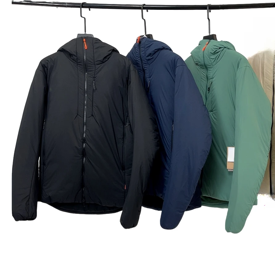 长鼻子白胸兜户外棉服男士保暖防风透气