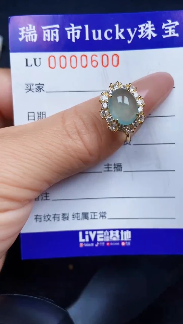 翡翠银S925镶嵌颈饰0600